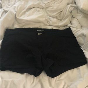 Black pixie shorts